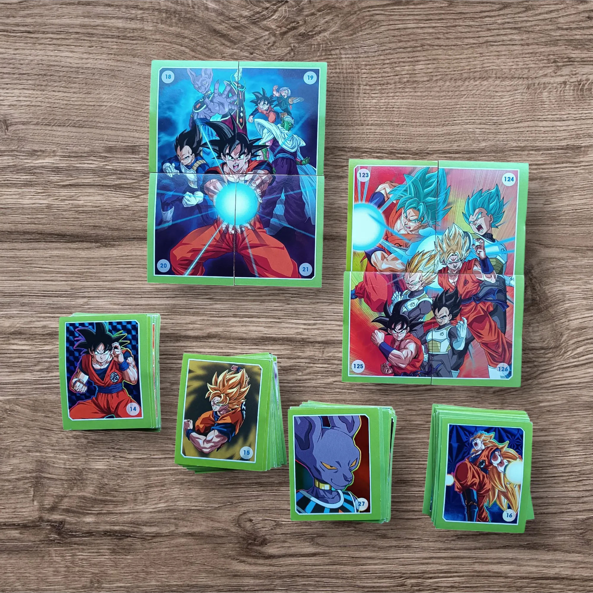 Lote 144 figuritas sin repetir Dragon Ball