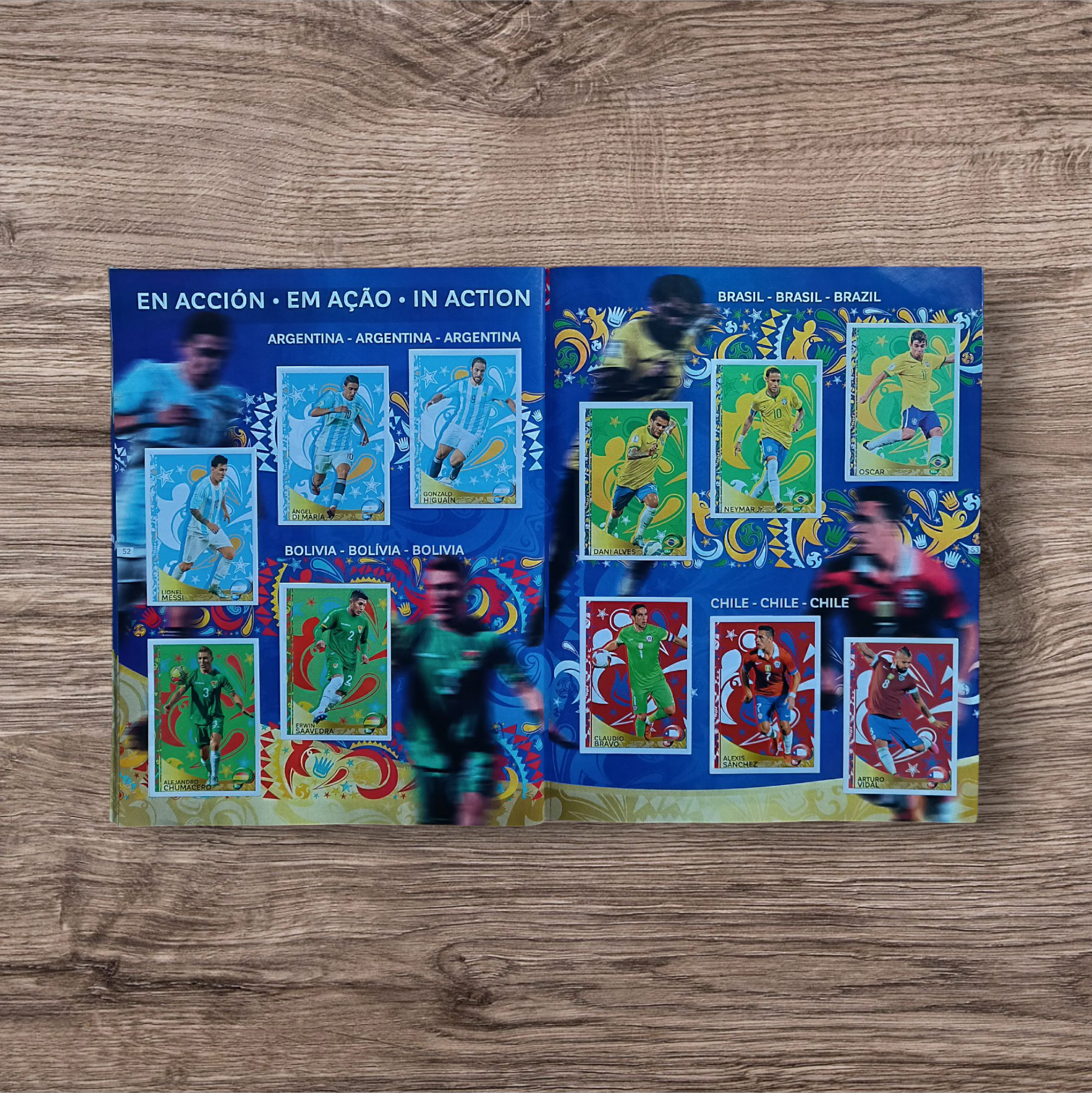 Álbum completo Copa América USA 2016 Centenario