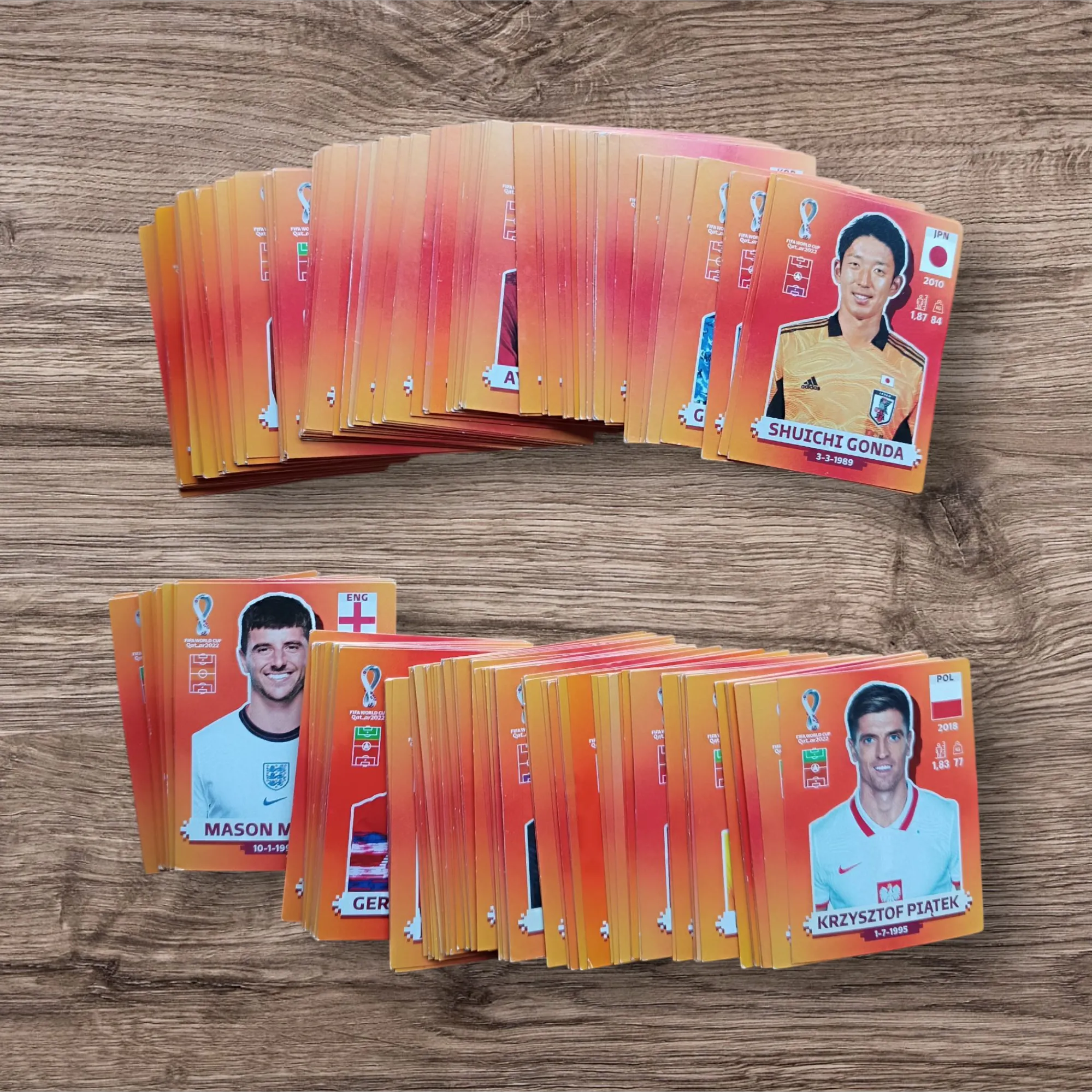 Lote 300 figuritas sin repetir Mundial Qatar 2022