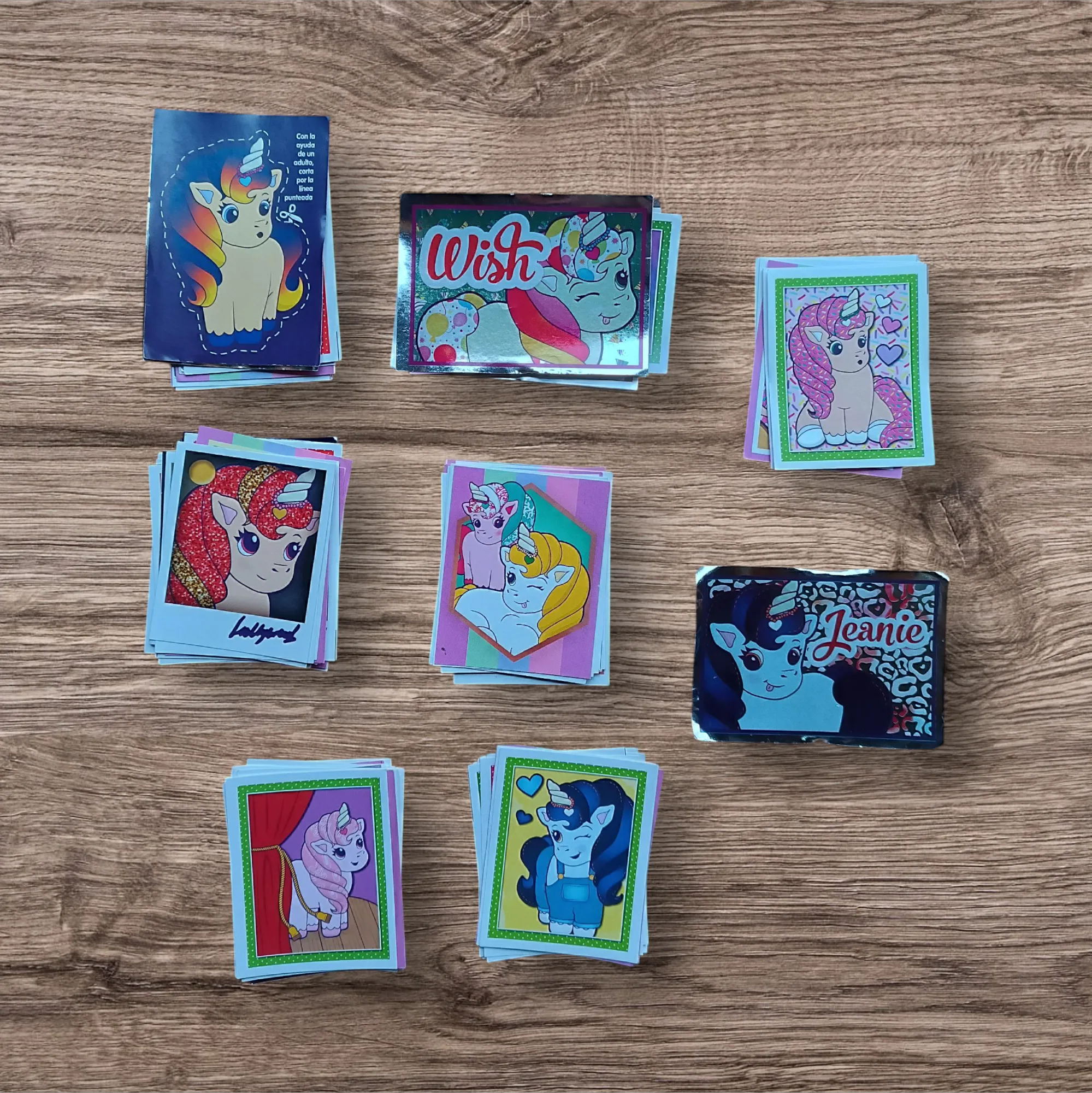 Lote 103 figuritas sin repetir Unicornios