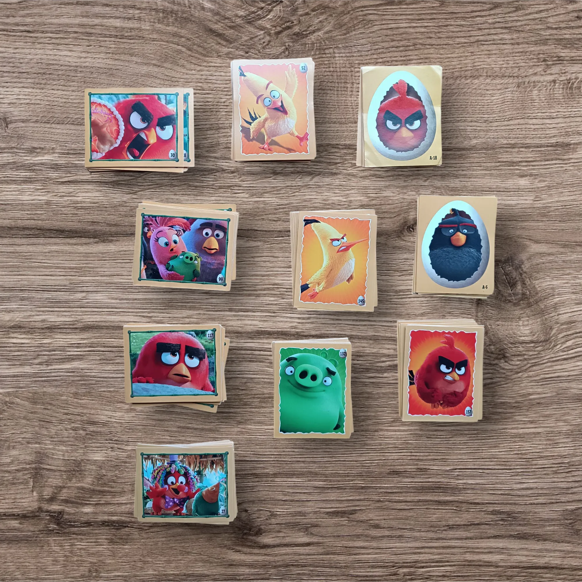 Lote 171 figuritas sin repetir Angry Birds