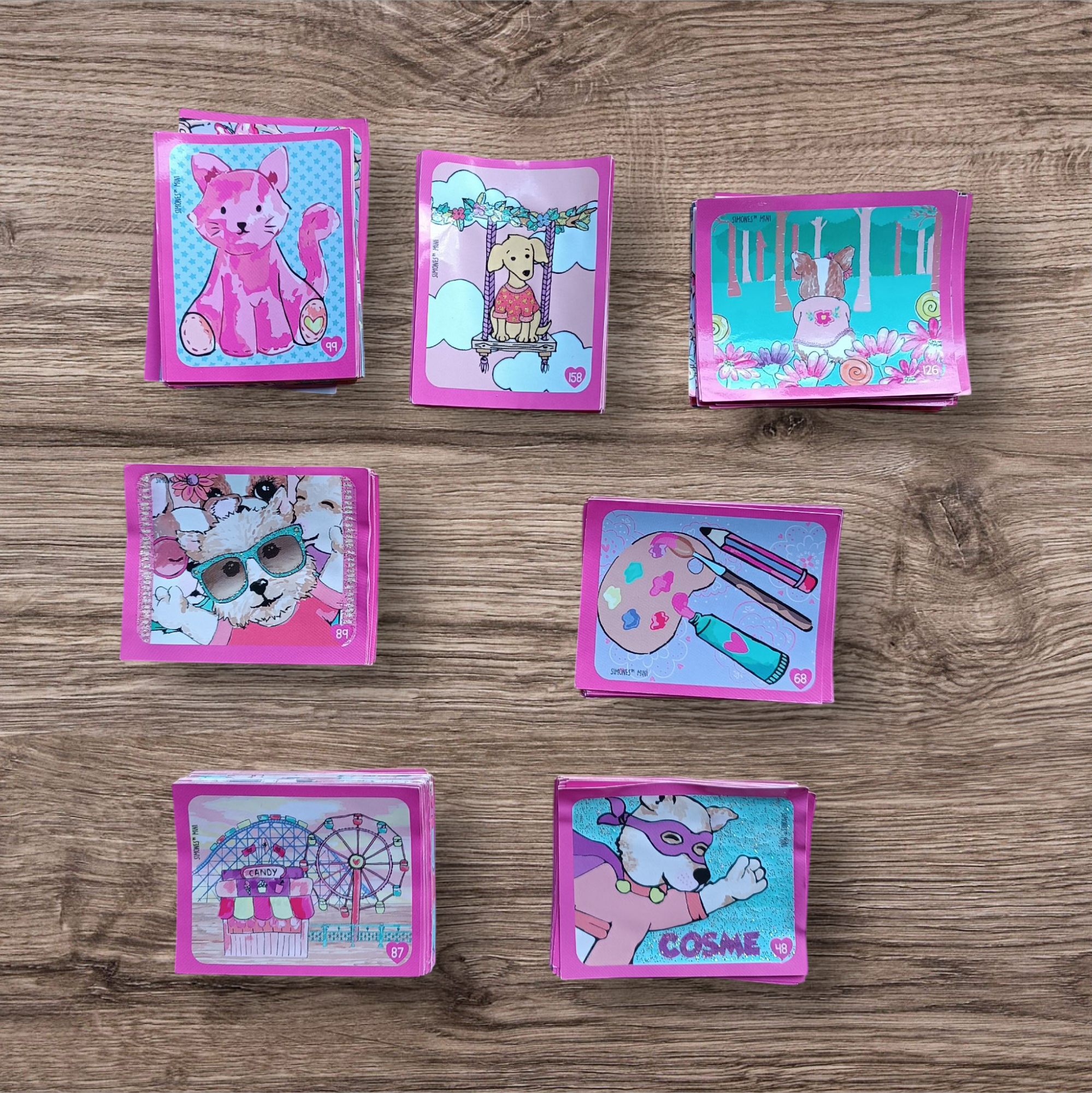 Lote 188 figuritas Simones Mini