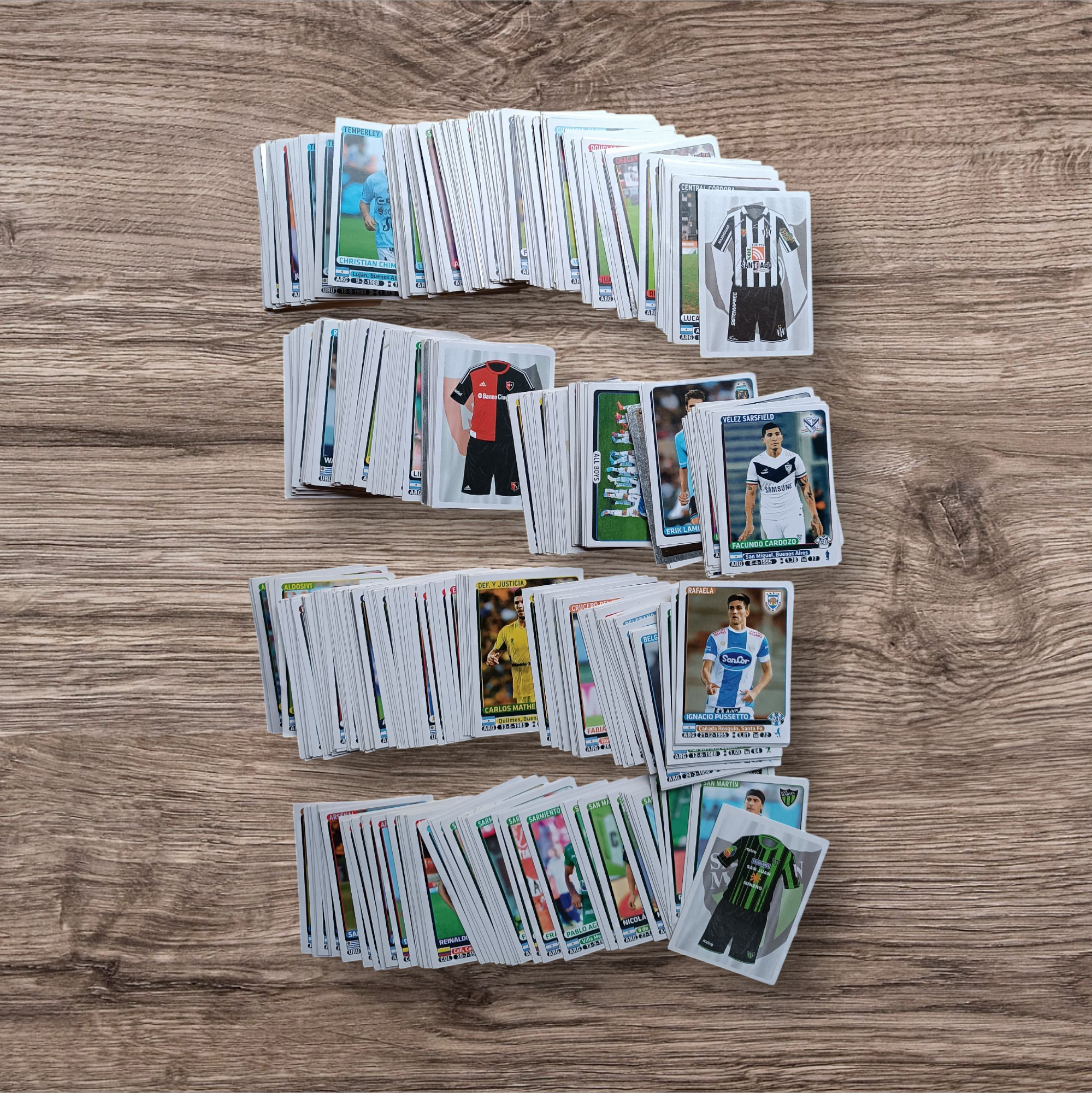 Lote 509 figuritas sin repetir Fútbol Argentino 2015