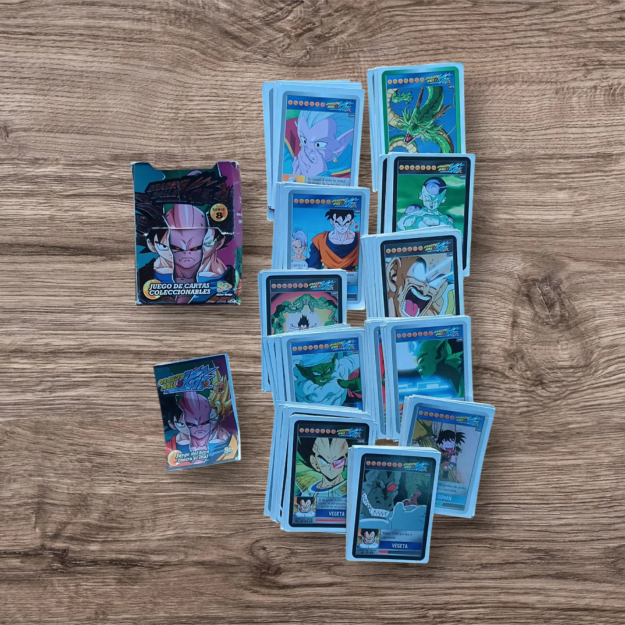 Lote 106 cartas sin repetir Dragon Ball Z