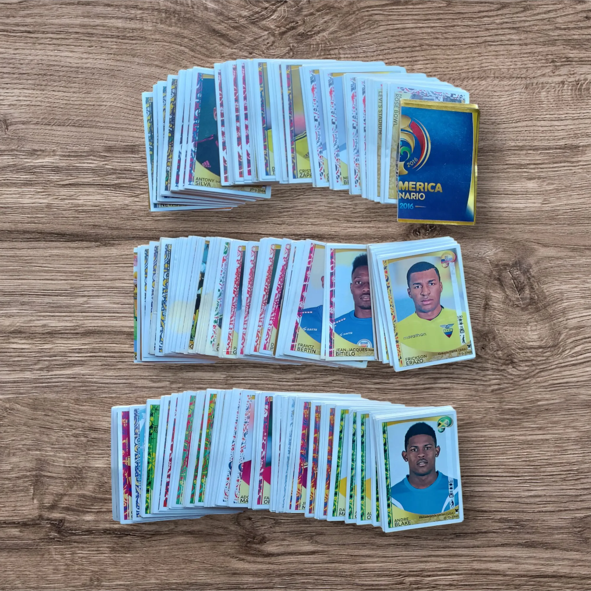 Lote 417 figuritas sin repetir Copa América Centenario 2016