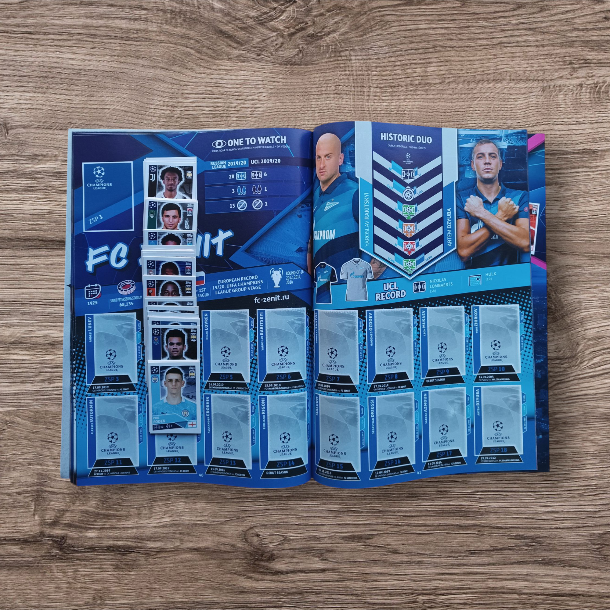 Álbum + 92 figuritas Champions League 2020/21