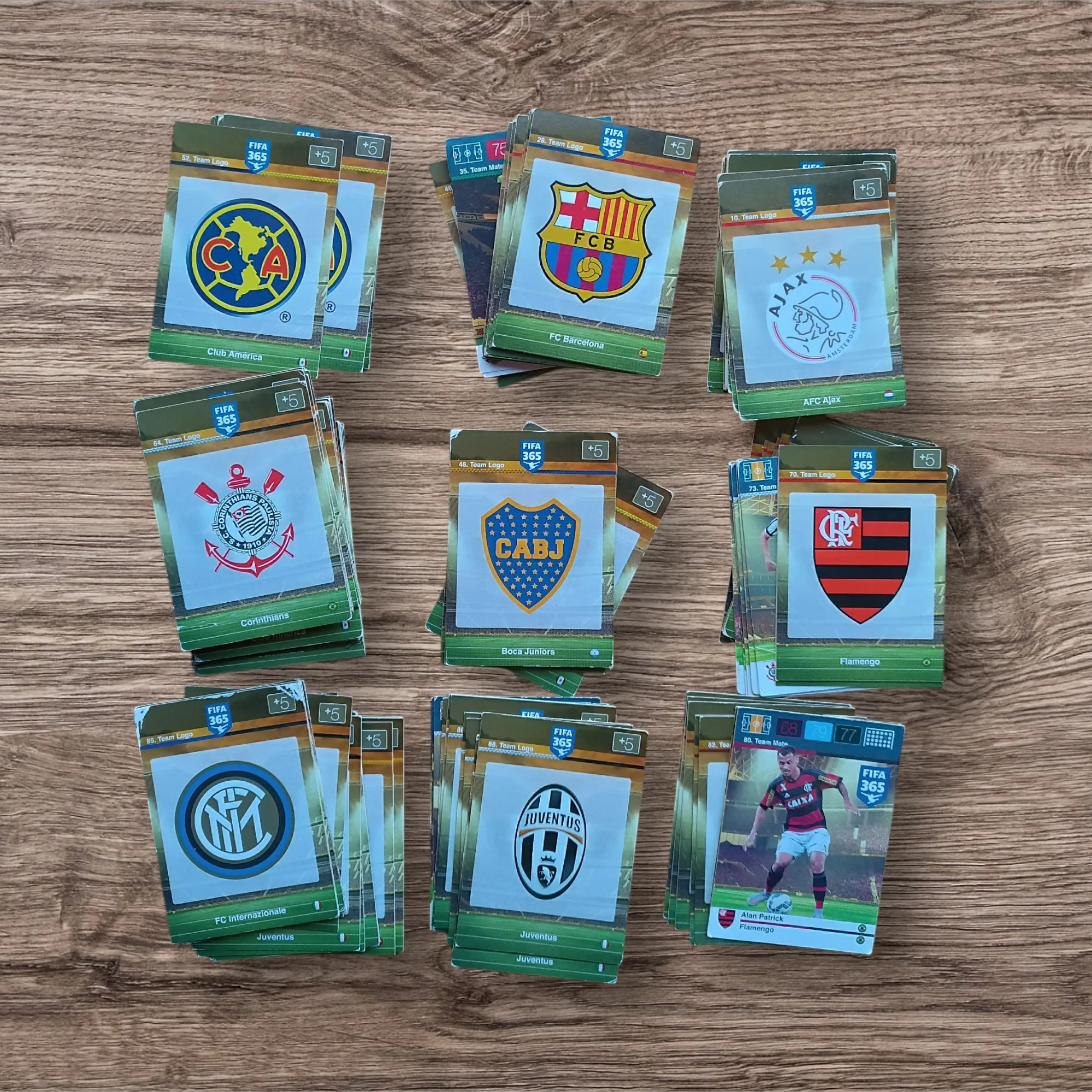 Lote 180 cartas Adrenalyn FIFA 365