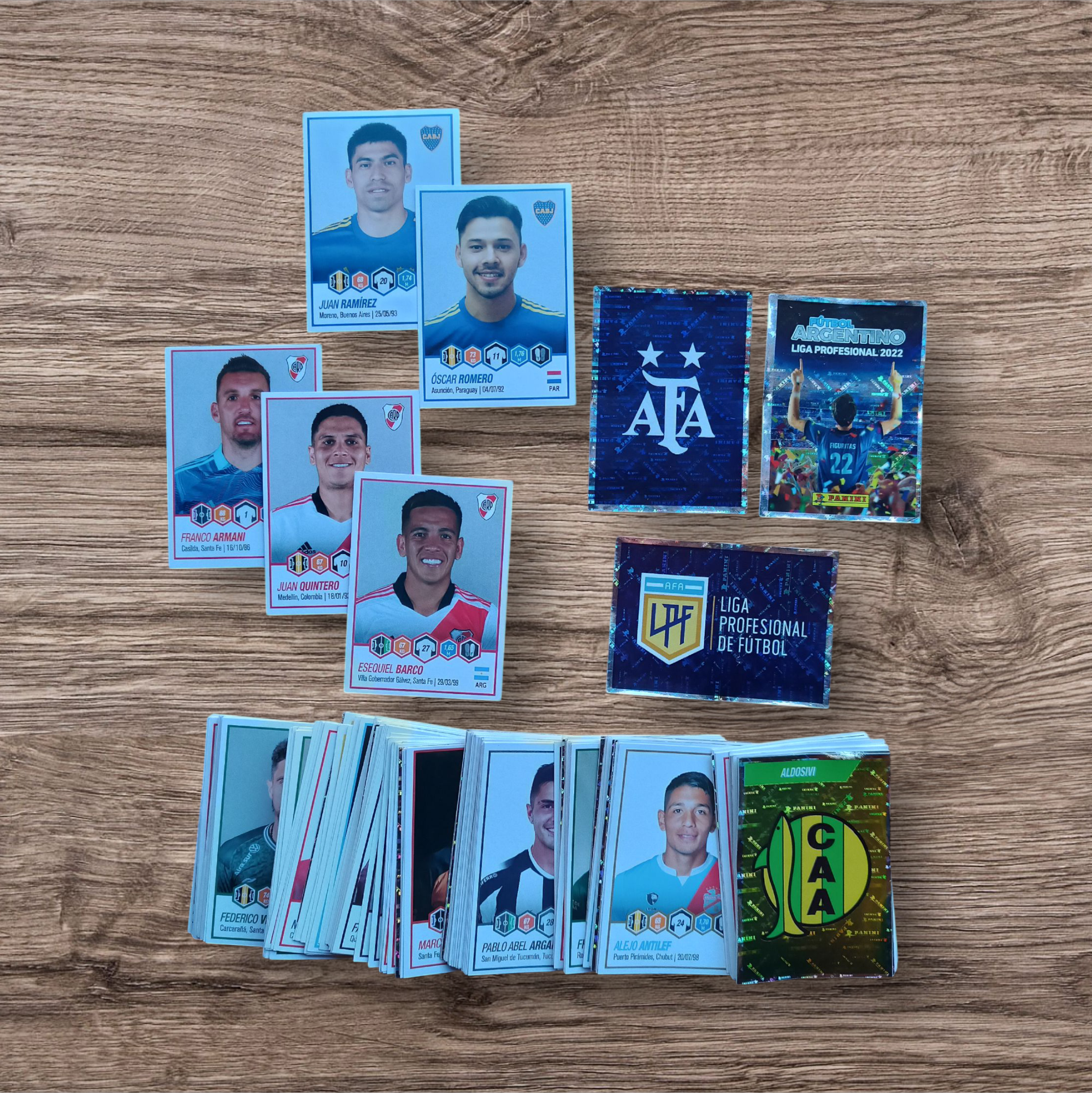 Lote 178 figuritas sin repetir Fútbol Argentino 2022