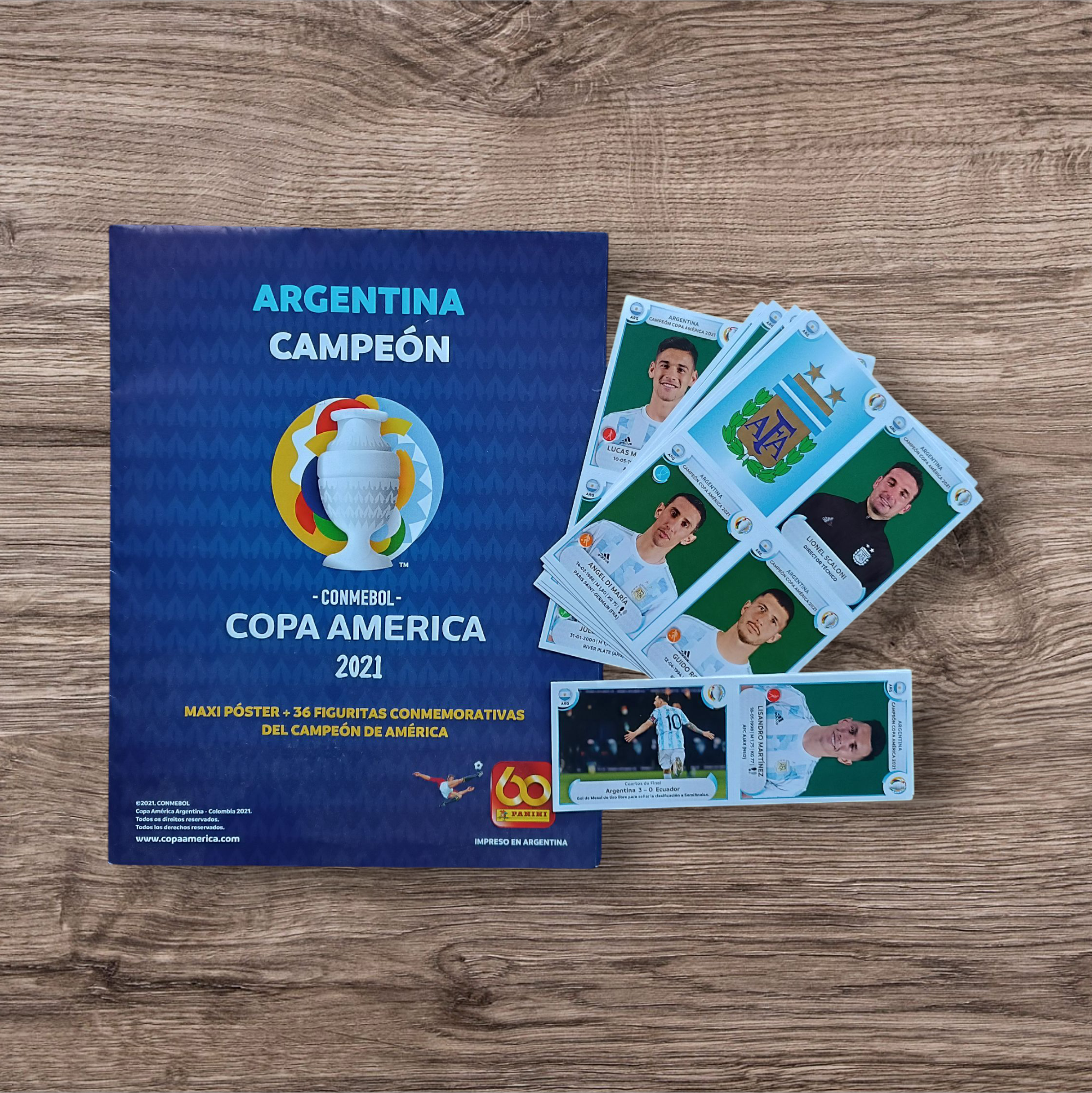 Maxi póster Argentina campeón Copa América 2021