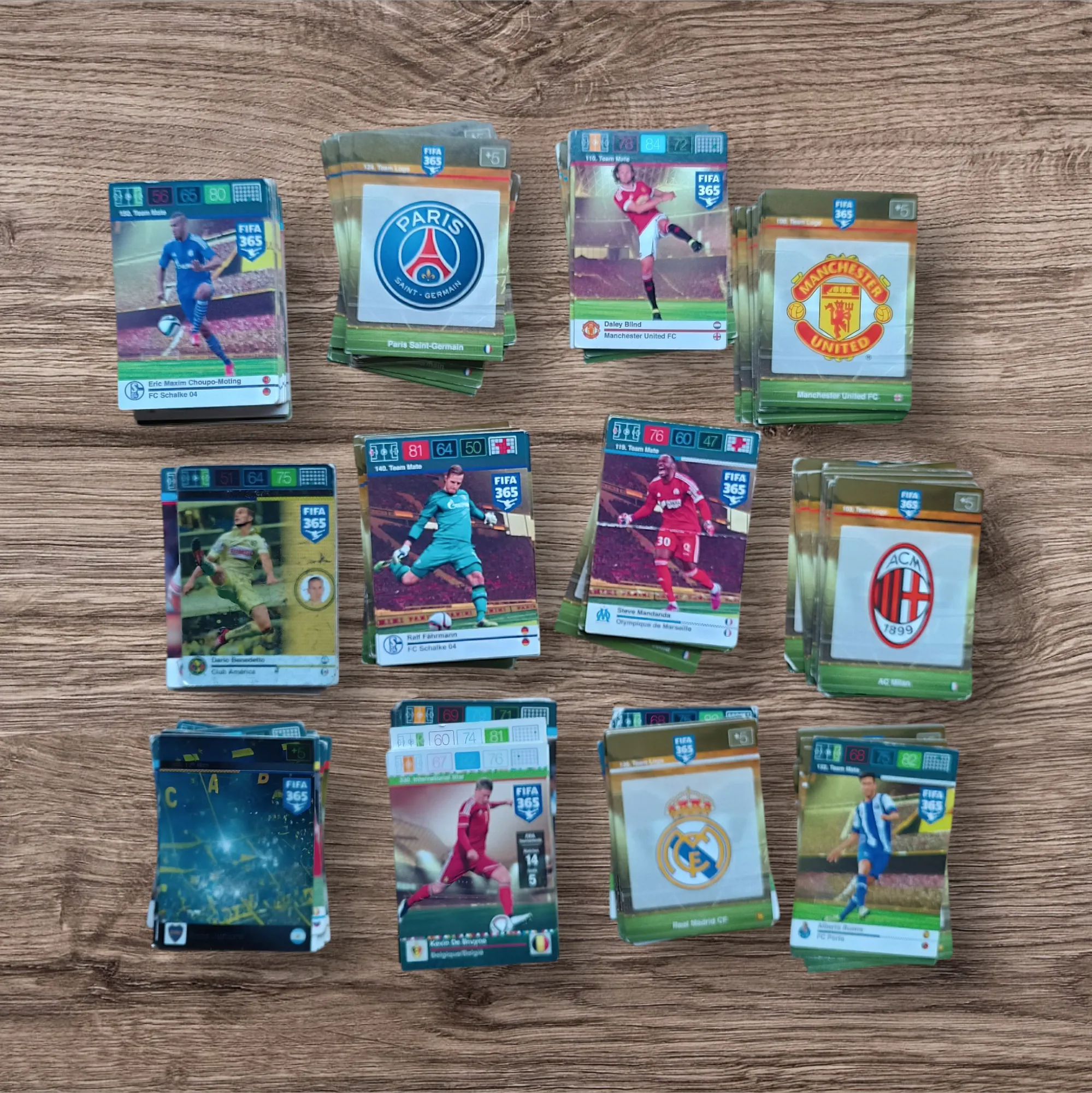 Impresionante lote 265 cartas Adrenalyn FIFA 365