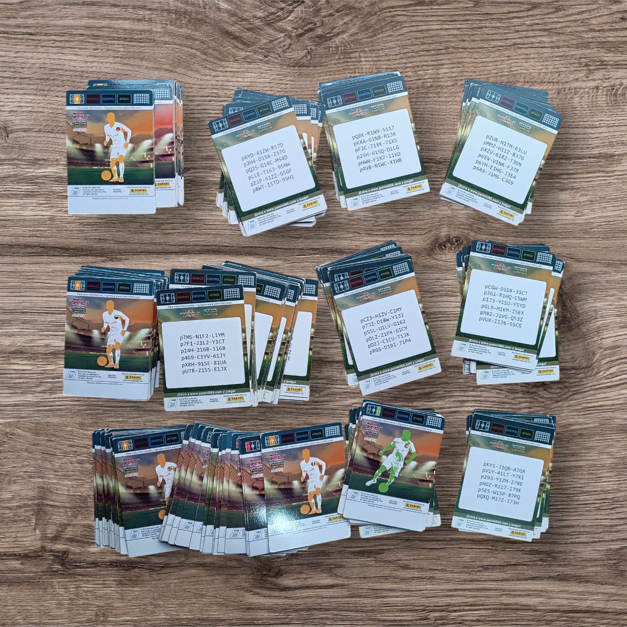 Impresionante lote 265 cartas Adrenalyn FIFA 365