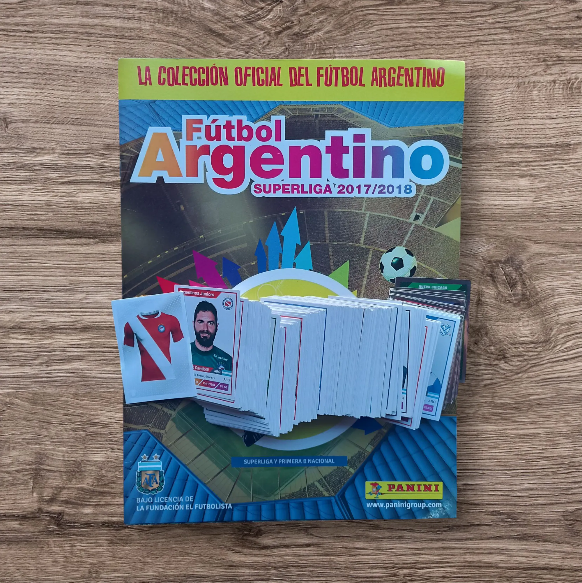 Álbum + 313 figuritas sin repetir Fútbol Argentino 2017/2018