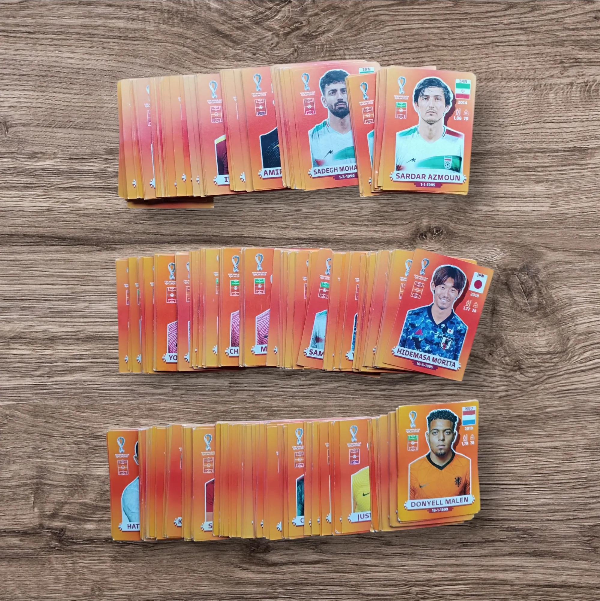Lote 373 figuritas Mundial Qatar 2022