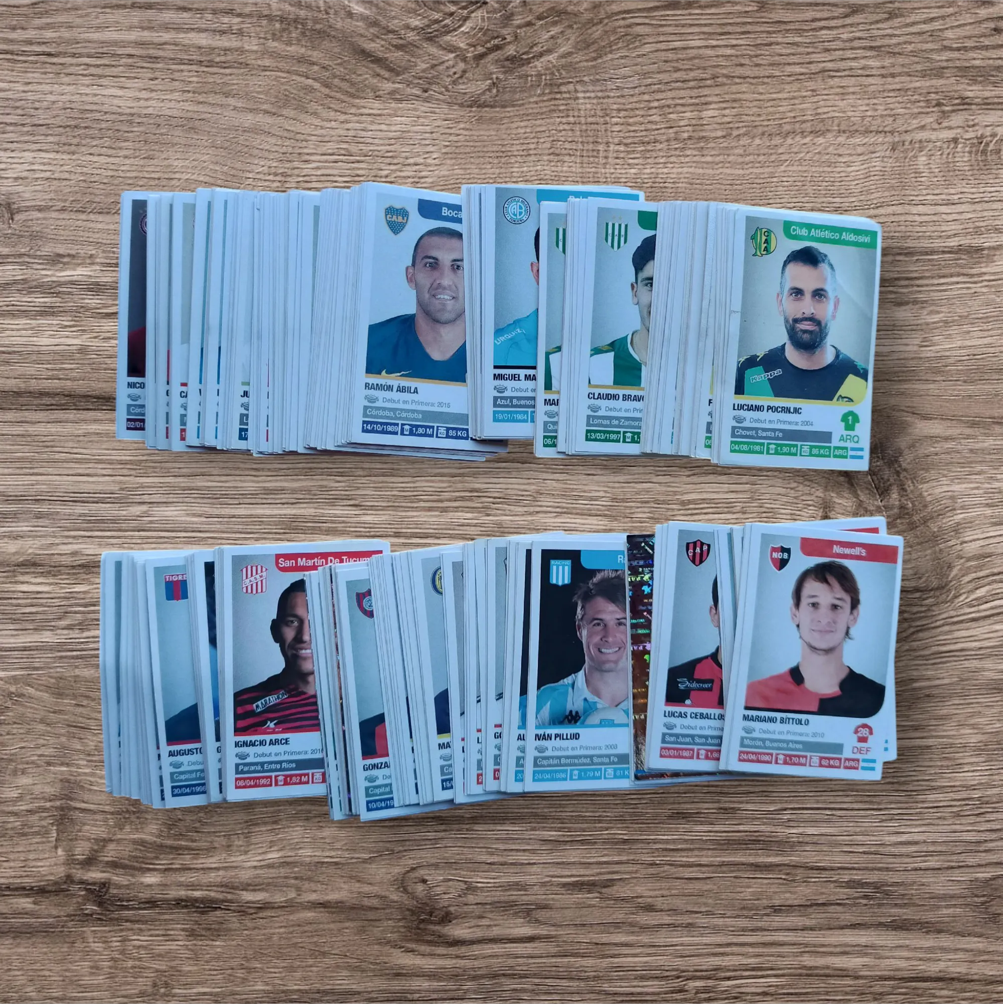 Lote 318 figuritas sin repetir Fútbol Argentino 2018/2019