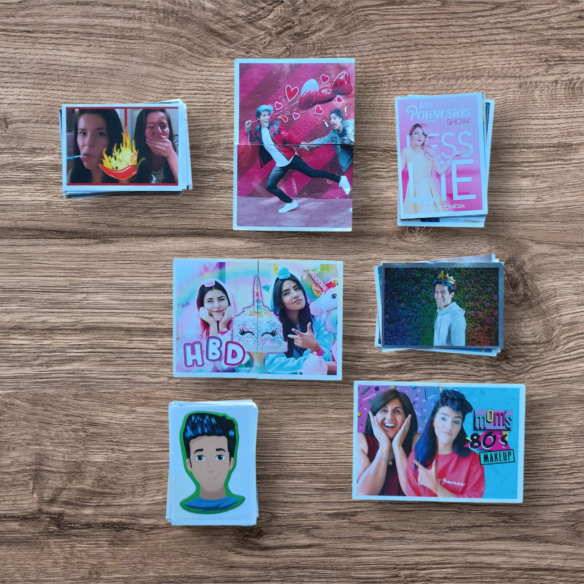 Lote 75 figuritas sin repetir Plática Polinesia