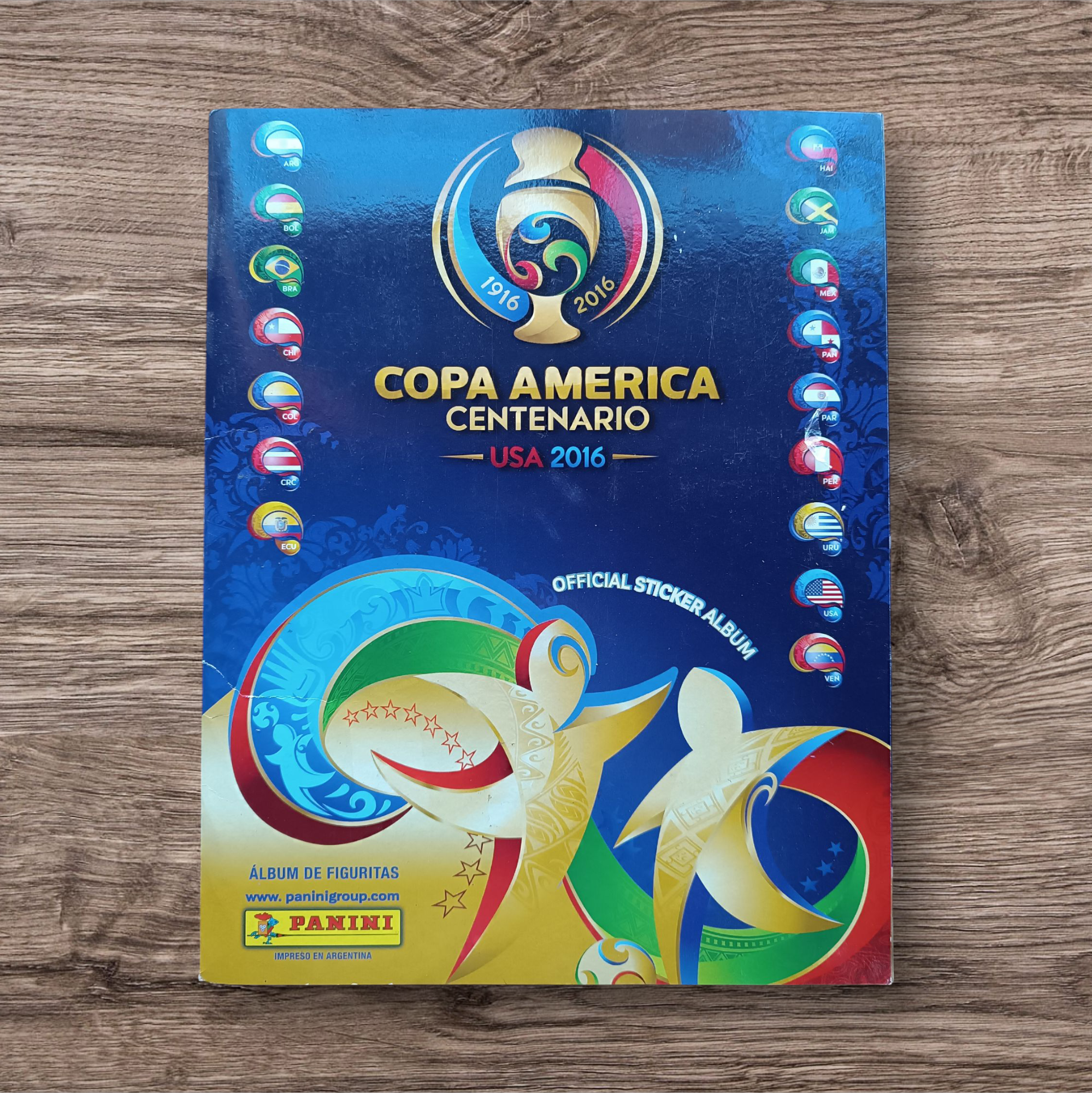 Álbum completo Copa América Centenario 2016